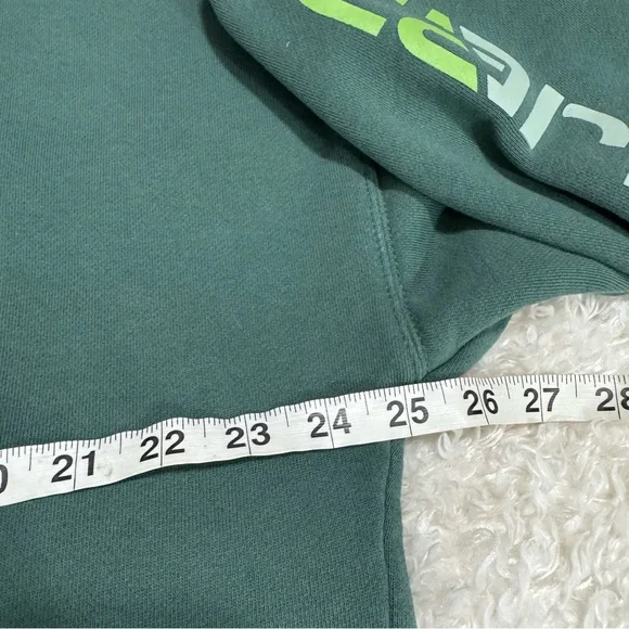 Carhartt Women's Tencel Fiber Series Loose Fit Sleeve Graphic Sweatshirt Balsam - Picture 7 of 11